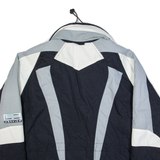 LET'S JET Womens Jacket Black 90s Colourblock L