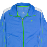 NIKE Womens Track Jacket Blue L