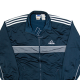ADIDAS Mens Track Jacket Blue L