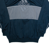 ADIDAS Mens Track Jacket Blue L