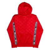 CHAMPION Mens Track Jacket Red Hooded XS