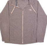 THE NORTH FACE Womens Fleece Jacket Pink Hooded L