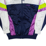 ADIDAS Mens Track Jacket Blue Colourblock M