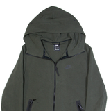 NIKE Mens Track Jacket Green Hooded M