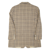 SIXTH SENSE Womens Blazer Jacket Beige Wool Plaid M
