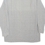 EMILIO ADANI Mens Shirt Grey Check Long Sleeve M