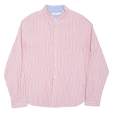 NAUTICA Slim Fit Mens Shirt Pink Pinstripe Long Sleeve XL