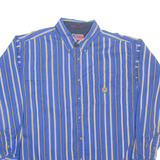COLOR WEAR Mens Shirt Blue Pinstripe Long Sleeve XL