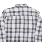TOMMY HILFIGER Insulated Mens Shirt Grey Check Long Sleeve S
