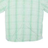 TOMMY HILFIGER Mens Shirt Green Check L