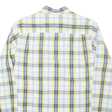 TOMMY HILFIGER Mens Shirt Yellow Check Long Sleeve S