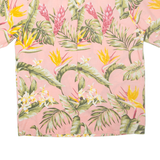 ROYAL CREATIONS Mens Shirt Pink Floral L