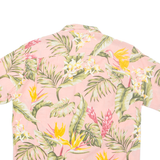 ROYAL CREATIONS Mens Shirt Pink Floral L