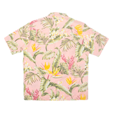 ROYAL CREATIONS Mens Shirt Pink Floral L