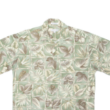 PIERRE CARDIN Mens Shirt Green Floral M