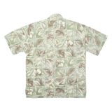 PIERRE CARDIN Mens Shirt Green Floral M