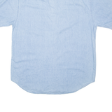 PORT AND COMPANY Denim Look Mens Plain Shirt Blue L