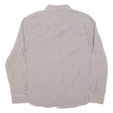 NAUTICA Mens Shirt Blue Gingham Long Sleeve XL