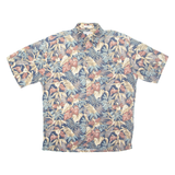 PIERRE CARDIN Mens Shirt Blue Floral M
