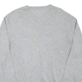 TOMMY HILFIGER Mens Jumper Grey V-Neck Tight Knit XL