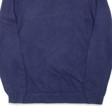 TOMMY HILFIGER Mens Jumper Blue Tight Knit L