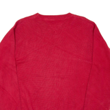 TOMMY HILFIGER Mens Jumper Red Tight Knit XL