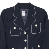 ALLUMETTE Womens Blazer Jacket Blue M