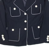 ALLUMETTE Womens Blazer Jacket Blue M