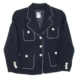 ALLUMETTE Womens Blazer Jacket Blue M