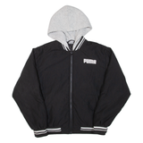 PUMA Mens Jacket Black Hooded S