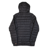 ELLESSE Womens Puffer Coat Black Hooded UK 6