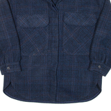 ZARA Womens Lumberjack Jacket Blue Check S
