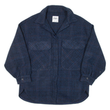 ZARA Womens Lumberjack Jacket Blue Check S