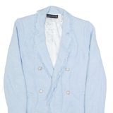 ZARA WOMAN Womens Blazer Jacket Blue S