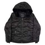 NAUTICA Insulated Womens Puffer Coat Black Hooded L