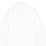TRAILER Mens Plain Shirt White Long Sleeve M