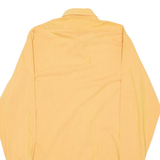 SPEIER Mens Plain Shirt Orange Long Sleeve M