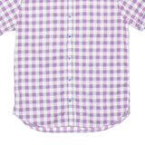 TED BAKER Mens Shirt Purple Check S
