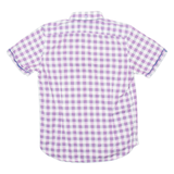 TED BAKER Mens Shirt Purple Check S