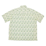 ST JOHNS BAY Mens Shirt Green Geometric XL