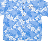 CHILIWEAR Mens Hawaiian Shirt Blue Floral XL