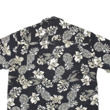 HAVANA JACK'S CAFE Mens Shirt Black Floral L