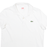 LACOSTE LIVE Mens Polo Shirt White S