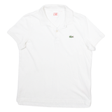 LACOSTE LIVE Mens Polo Shirt White S