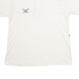 CHAMPION Mens Polo Shirt Cream XL