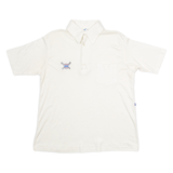 CHAMPION Mens Polo Shirt Cream XL