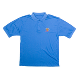 Mens Polo Shirt Blue M