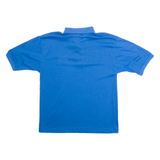 Mens Polo Shirt Blue M