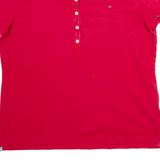TOMMY HILFIGER Mens Polo Shirt Red M