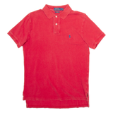 POLO RALPH LAUREN Mens Polo Shirt Red M